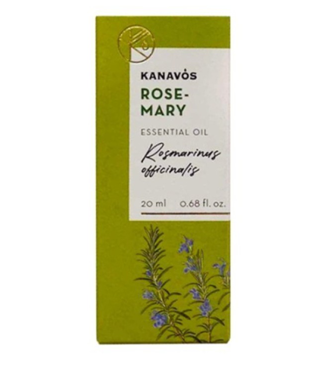 Kanavos Essential Oil Rosemary Αιθέριο Έλαιο Δεντρολίβανο 20ml