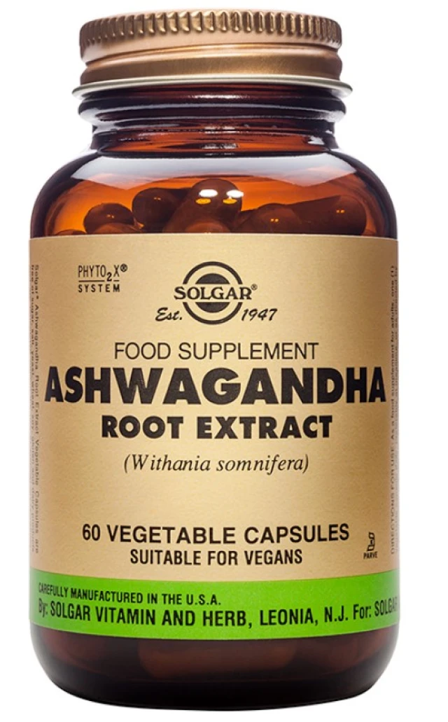 Solgar Ashwagandha Root Extract 60 Herbal Capsules Solgar Ashwagandha Root Extract 60 Herbal Capsules