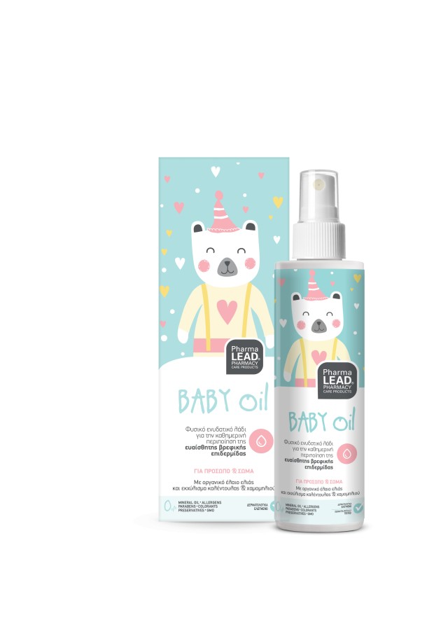 PharmaLead Baby Oil Φυσικό Παιδικό Ενυδατικό Λάδι για Πρόσωπο & Σώμα 1 …