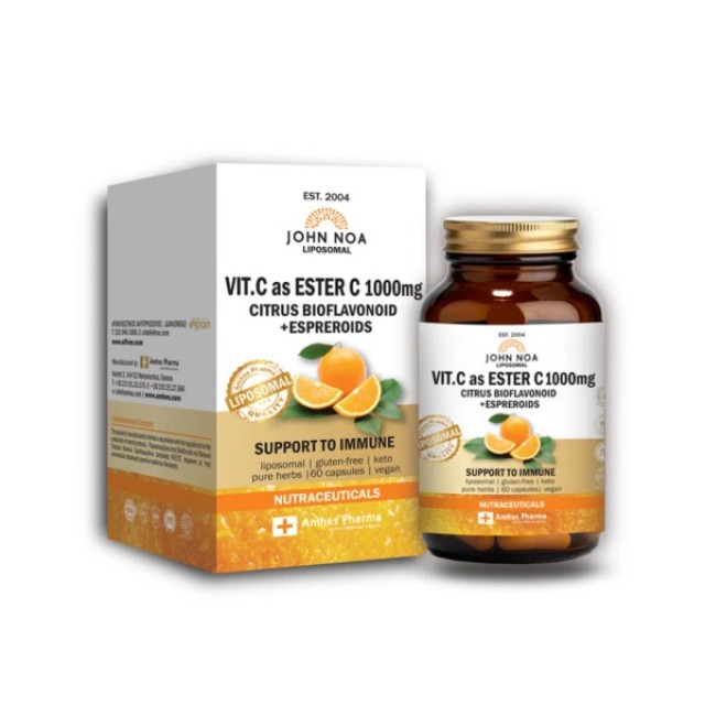 John Noa Liposomal Vitamin C as Ester C 1000mg για Ενίσχυση του Ανοσοπ &hellip;