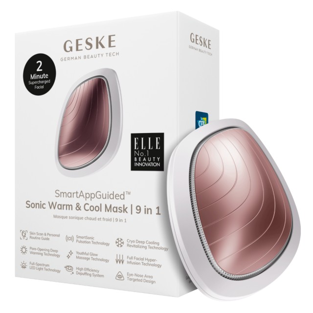 Geske Sonic Warm & Cool Mask 9 in 1 Starlight Συσκευή Δρα σαν Μάσκα Κρ …