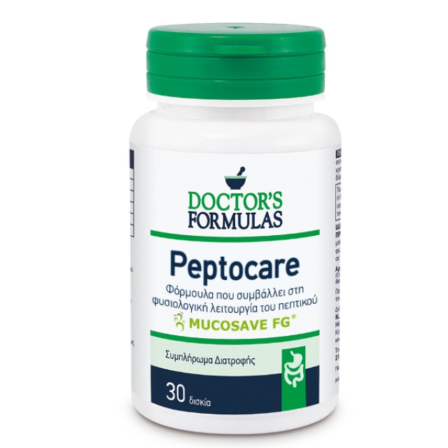 Doctors Formulas Peptocare, 30 δισκία