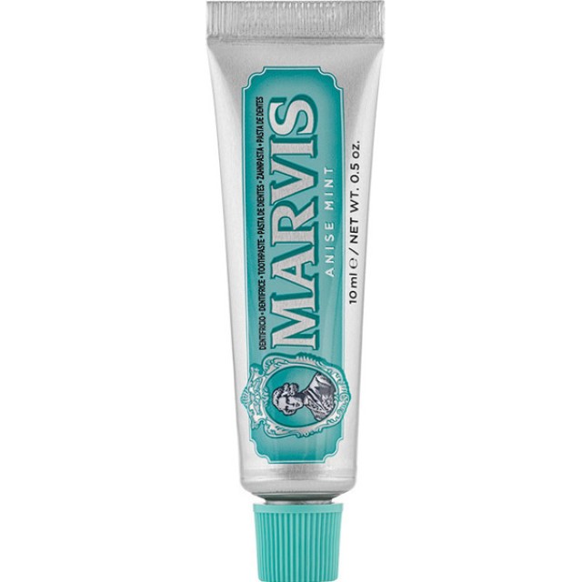 Marvis Anise Mint Toothpaste Οδοντόκρεμα με Γεύση Γλυκάνισο-Μέντα για Λεύκανση και Δροσερή Αναπνοή 10ml [Travel Size]