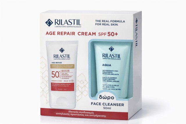 Rilastil PROMO Age Repair SPF50+ Αντηλιακή Κρέμα Προσώπου με Αντιρυτιδ &hellip;