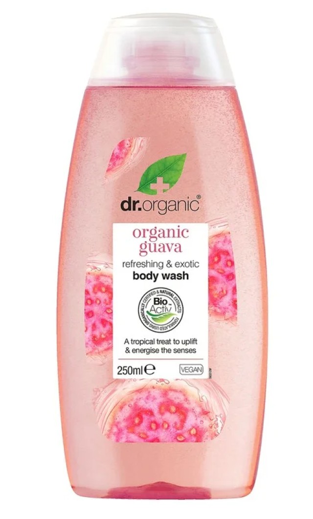 Dr.Organic Guava Body Wash Ενυδατικό Αφρόλουτρο 250ml