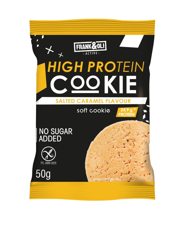 Frank & Oli High Protein Soft Cookie Salted Caramel Flavour Μαλακό Μπι &hellip;
