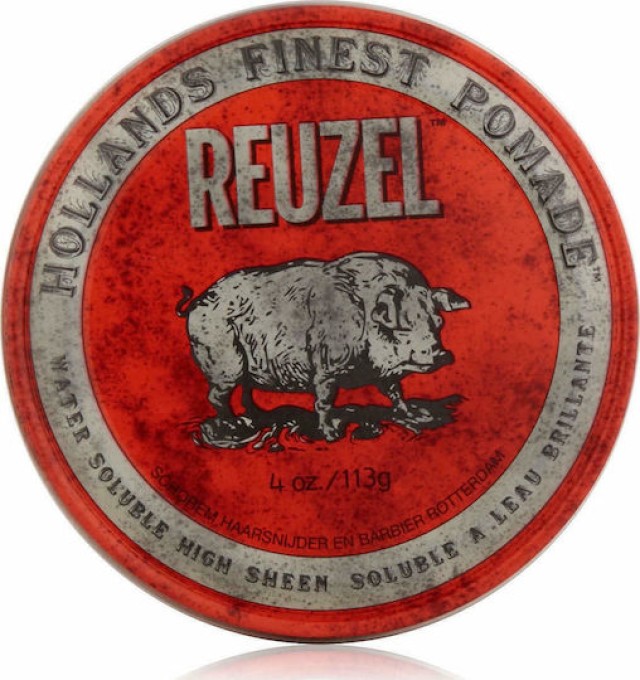 Reuzel Red High Sheen Pomade Πομάδα για Μεσαίο Κράτημα & Λάμψη των Μαλ …