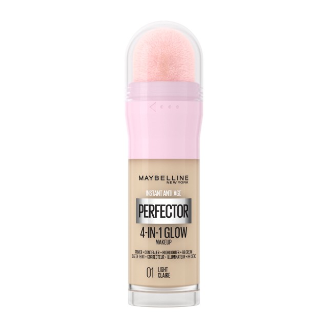 Maybelline Light 01 Βάση Προσώπου Instant Perfector 4 in 1 Glow Make u …