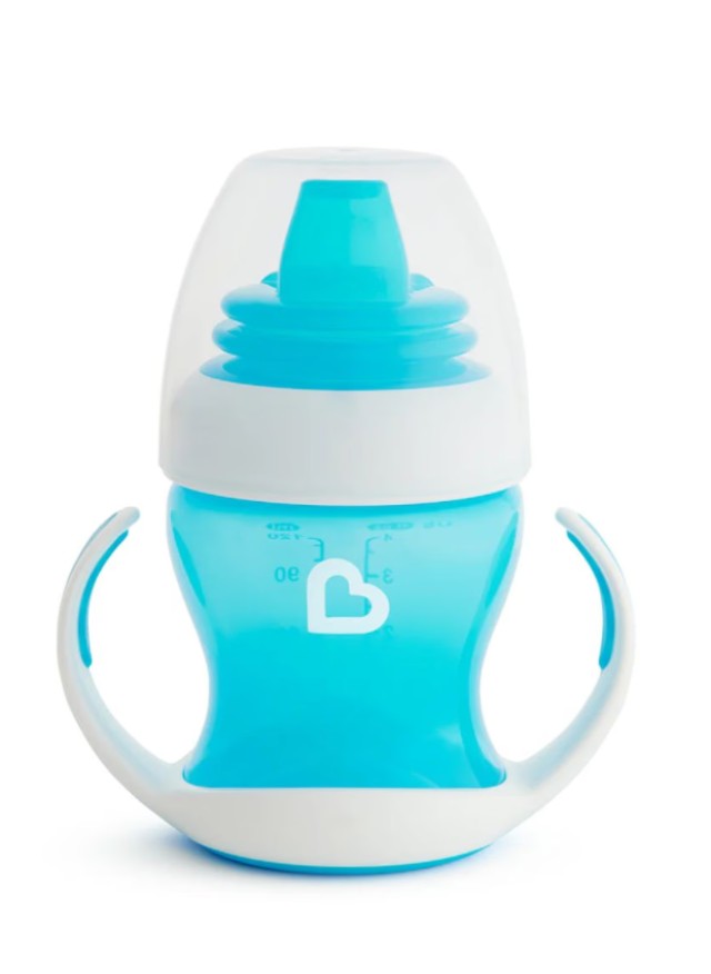 Munchkin Gentle First Cup Γαλάζιο Εκπαιδευτικό Ποτηράκι με Λαβές για 4 … Munchkin Gentle First Cup Γαλάζιο Εκπαιδευτικό Ποτηράκι με Λαβές για 4 …