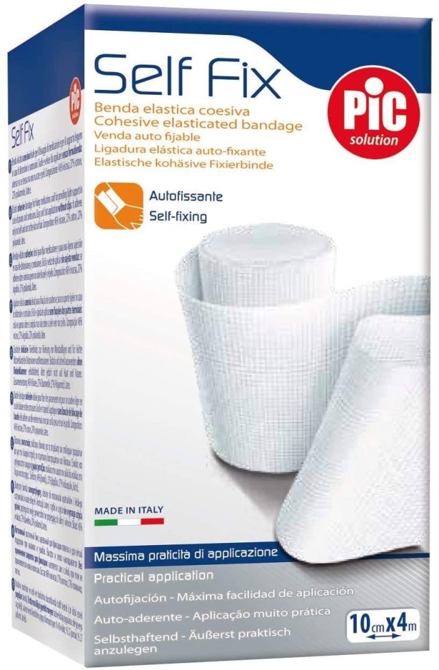 Pic Self Fix Elastic Bandage Ελαστικός Συνεκτικός Επίδεσμος 10cm x 4m … Pic Self Fix Elastic Bandage Ελαστικός Συνεκτικός Επίδεσμος 10cm x 4m …