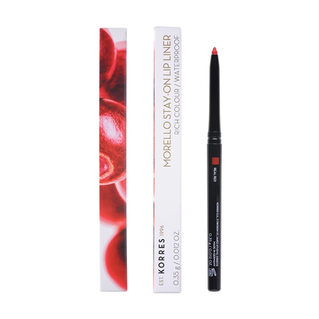 Korres Μorello Stay-on Lip Liner 02 Real Red