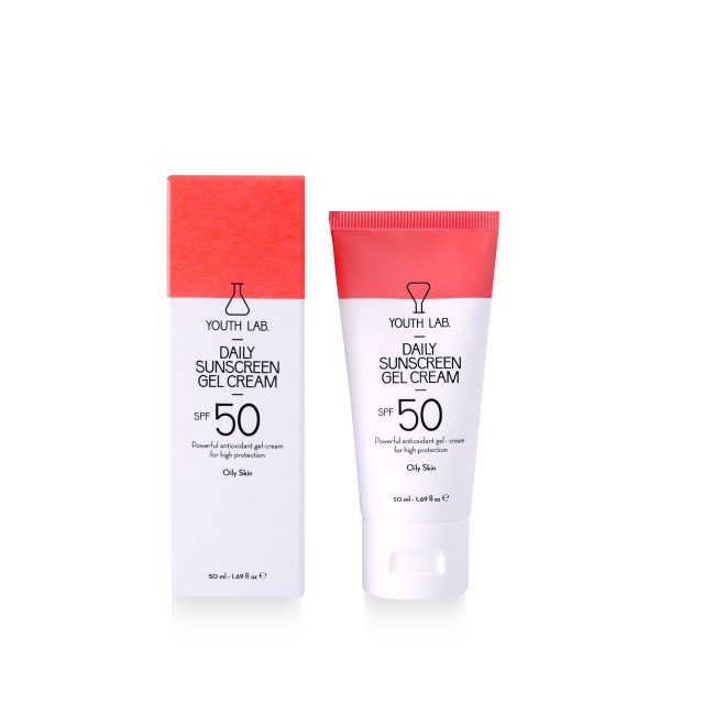 Youth Lab Daily Sunscreen Gel Cream SPF50 Oily Skin Αντηλιακό Κρεμοτζέ …