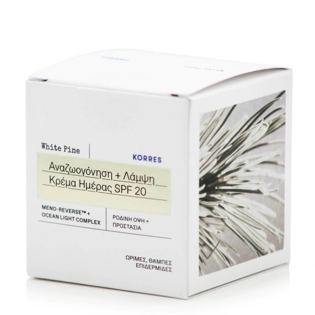 Korres White Pine Λευκή Πεύκη Κρέμα Ημέρας για Αναζωογόνηση & Λάμψη με …
