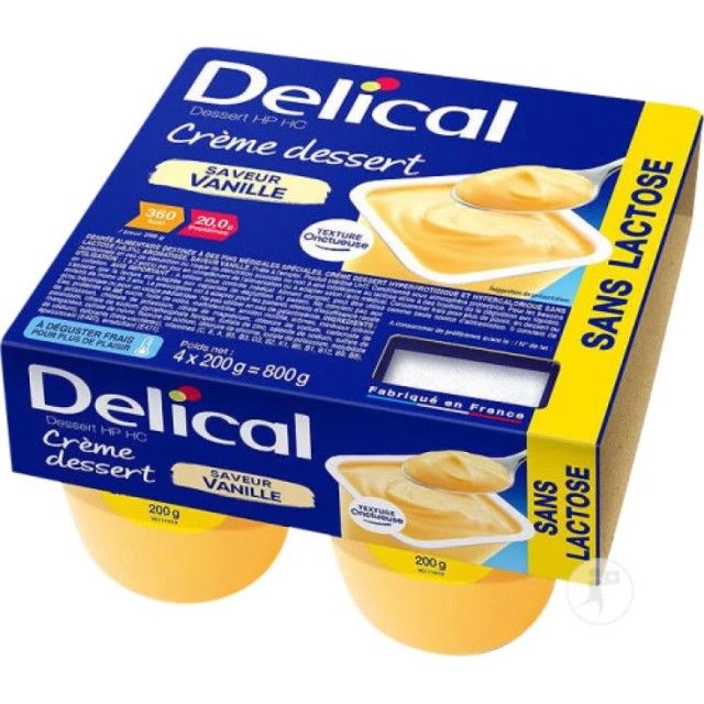 Medihub Delical Creme Dessert Κρέμα Επιδόρπιο Γεύση Βανίλια, 4 Τεμάχια … Medihub Delical Creme Dessert Κρέμα Επιδόρπιο Γεύση Βανίλια, 4 Τεμάχια …