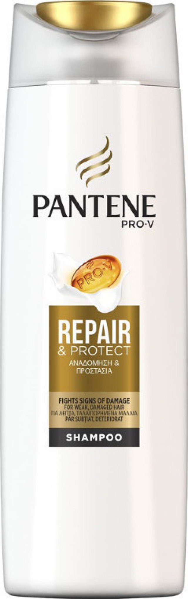 Pantene Pro V Repair & Protect Σαμπουάν Αναδόμησης για Αδύναμα & Ταλαιπωρημένα Μαλλιά 360ml