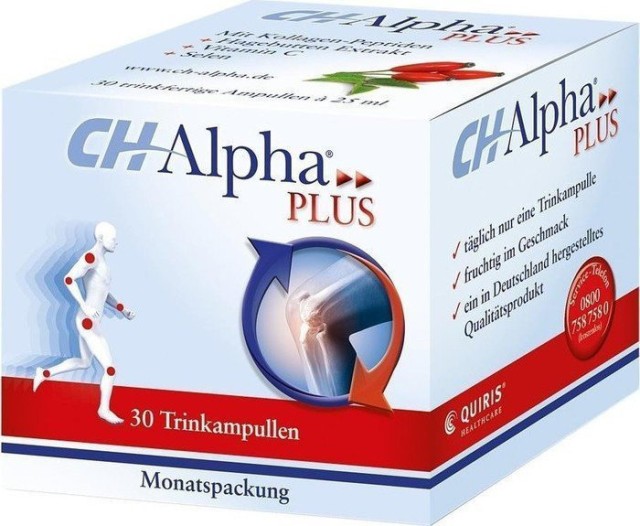 VivaPharm CH Alpha Plus Συμπλήρωμα Διατροφής με Πόσιμο Κολλαγόνο για την Καλή Υγεία των Αρθρώσεων 30 Φιαλίδια x 25ml