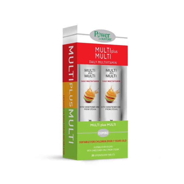 Power of Nature PROMO Multi + Multi Stevia Πολυβιταμίνη με Γεύση Ροδάκ … Power of Nature PROMO Multi + Multi Stevia Πολυβιταμίνη με Γεύση Ροδάκ …