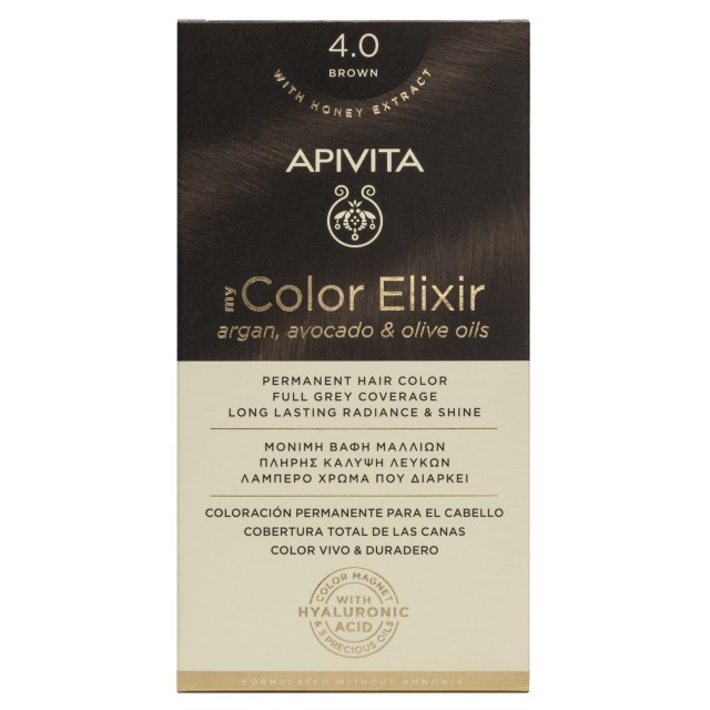 Apivita My Color Elixir No4.0 Καστανό Κρέμα Βαφή Σε Σωληνάριο 50ml - Ε … Apivita My Color Elixir No4.0 Καστανό Κρέμα Βαφή Σε Σωληνάριο 50ml - Ε …