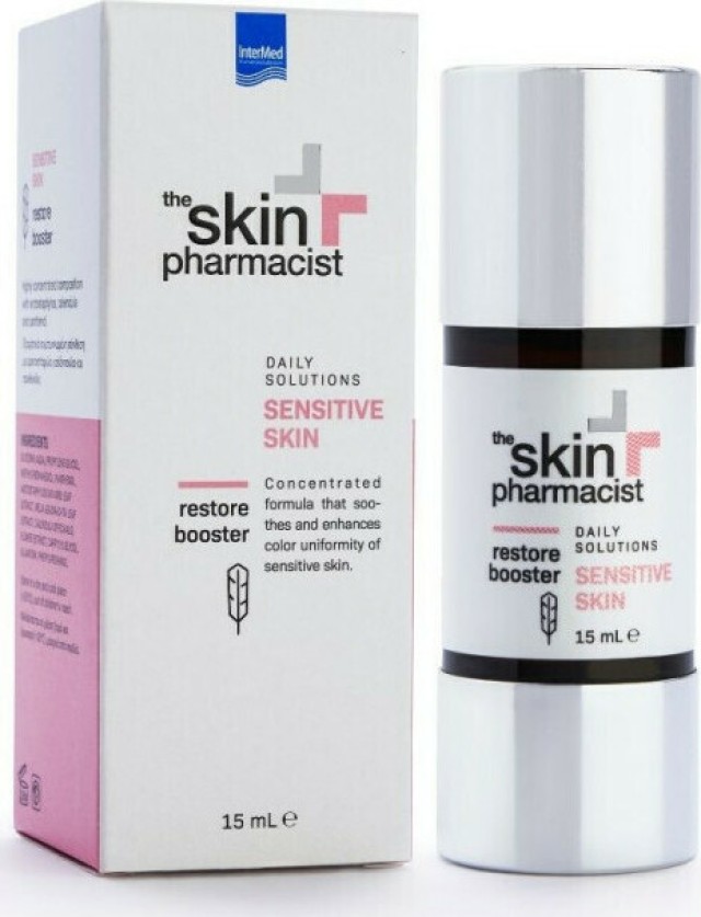 The Skin Pharmacist Sensitive Skin Restore Booster Αντιγηραντικός Ορός … The Skin Pharmacist Sensitive Skin Restore Booster Αντιγηραντικός Ορός …
