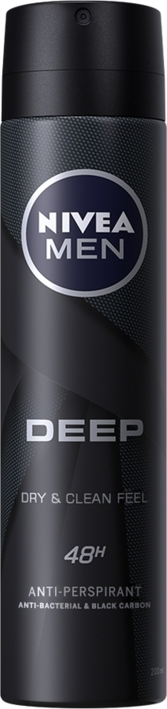 Nivea Men Deep Deodorant Anti Perspirant Ανδρικό Αποσμητικό Spray 48ωρης Προστασίας 150ml
