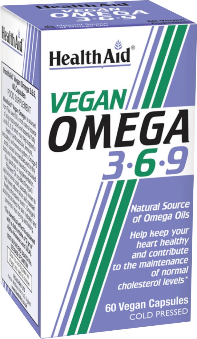 Health Aid Vegan Omega 3-6-9 Συμπλήρωμα Διατροφής με Ακόρεστα Λιπαρά … Health Aid Vegan Omega 3-6-9 Συμπλήρωμα Διατροφής με Ακόρεστα Λιπαρά …