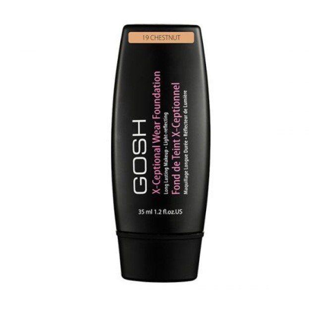 Gosh X-Ceptional Wear Make-up 19 Chestnut, 35ml