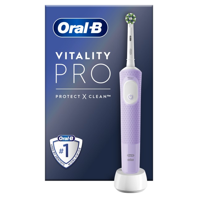 Oral B Vitality PRΟ Μωβ Ηλεκτρική Οδοντόβουρτσα 1 Τεμάχιο