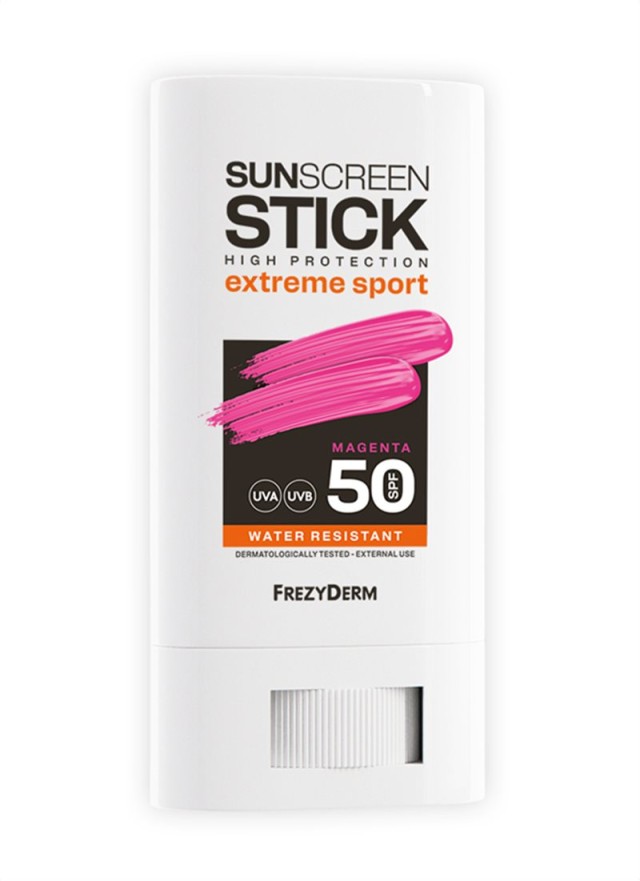 Frezyderm Sunscreen Stick Extreme Sport SPF50 Magenta Απόχρωση Αντηλια … Frezyderm Sunscreen Stick Extreme Sport SPF50 Magenta Απόχρωση Αντηλια …