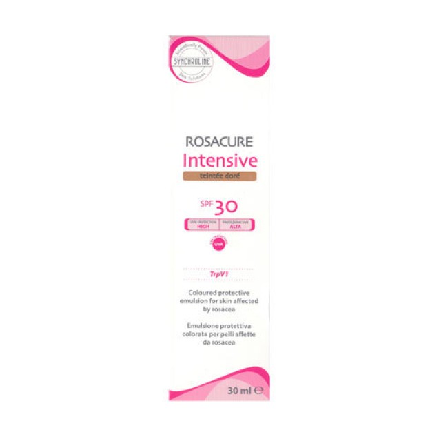 Synchroline Rosacure Intensive Teintee Dore SPF30 Ενυδατική Κρέμα Προσ …