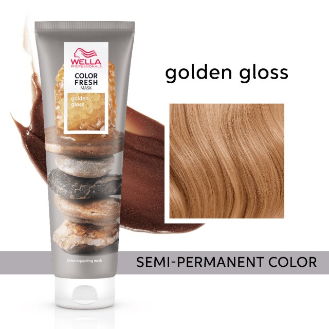 Wella Color Fresh Mask Μάσκα Μαλλιών Golden Gloss για Ημιμόνιμο Χρώμα … Wella Color Fresh Mask Μάσκα Μαλλιών Golden Gloss για Ημιμόνιμο Χρώμα …