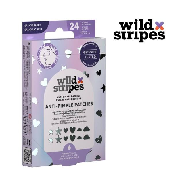 Wild Stripes Anti Pimple Patches Holo Clear Salicylic Acid Υδροκολλοει … Wild Stripes Anti Pimple Patches Holo Clear Salicylic Acid Υδροκολλοει …