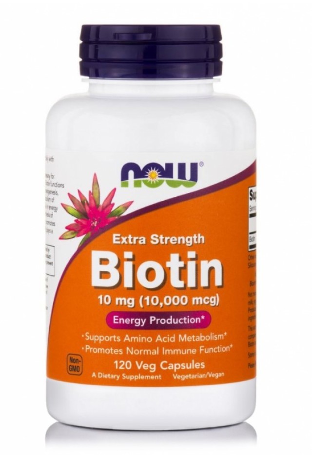 Now Foods Biotin 10mg Συμπλήρωμα Διατροφής για τον Μεταβολισμό 120 Φυτ … Now Foods Biotin 10mg Συμπλήρωμα Διατροφής για τον Μεταβολισμό 120 Φυτ …