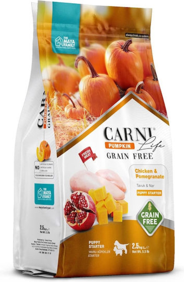 Maya Family Carni Life Pumpkin Grain Free Ξηρά Τροφή για Κουτάβια με Α … Maya Family Carni Life Pumpkin Grain Free Ξηρά Τροφή για Κουτάβια με Α …