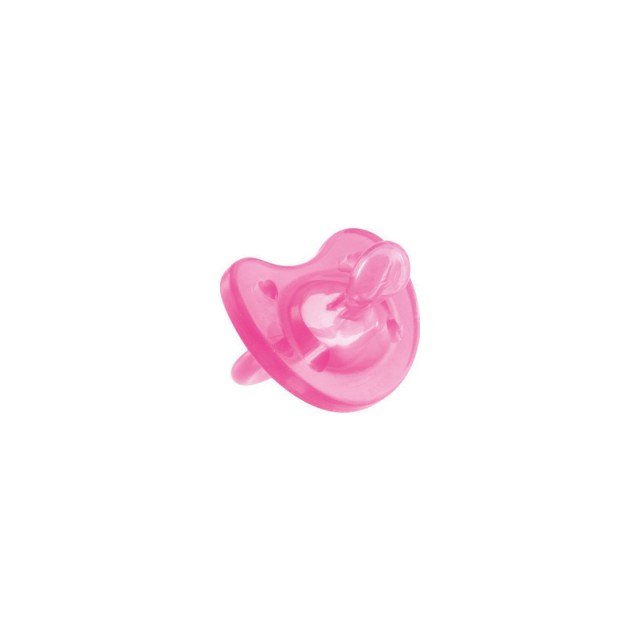 Chicco Physio Soft Πιπίλα Σιλικόνης Χρώμα:Ροζ 6-16m+ 1 Τεμάχιο [02712-11]