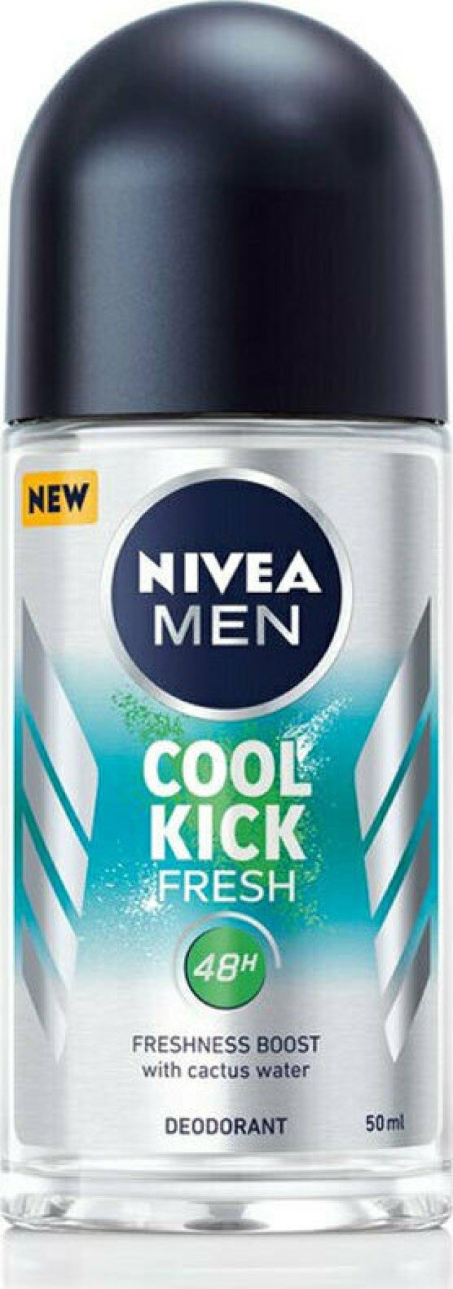 Nivea Men Cool Kick Fresh Deo Roll on Ανδρικό Αποσμητικό 48ωρης Προστασίας για Άμεση Αίσθηση Φρεσκάδας 50ml