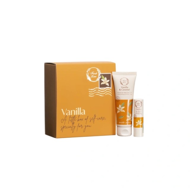 Fresh Line Xmas PROMO Vanilla & Caramel Κρέμα Χεριών & Νυχιών 50ml & &hellip;