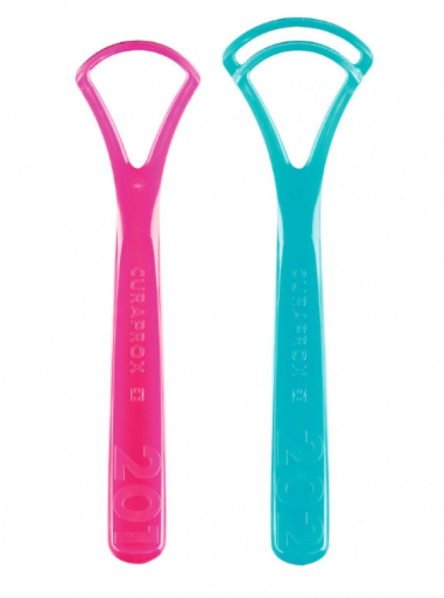 Curaprox Tongue Cleanser Duo Pack Σετ Καθαρισμού Γλώσσας Τυχαίοι Χρωμα …