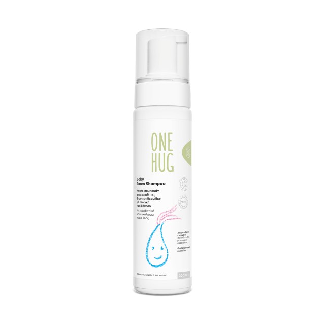 Vican One Hug Baby Foam Shampoo Απαλό Σαμπουάν για Ευαίσθητες - Ξηρές …