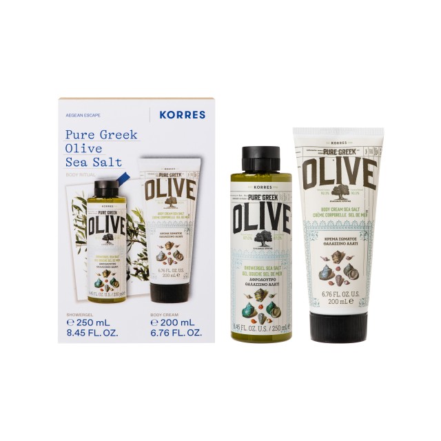 Korres PROMO Pure Greek Olive Θαλασσινό Aλάτι Αφρόλουτρο 250ml & Eνυδα …