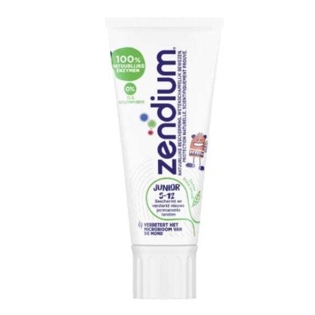 Zendium Junior Παιδική Οδοντόκρεμα για 5-12 Ετών με Φθόριο 1450ppm 75m …