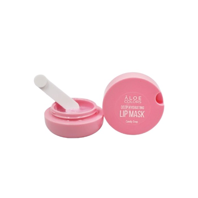 Aloe Colors Lip Mask Pink Candy Drop Deep Hydrating Μάσκα Χειλιών για &hellip;