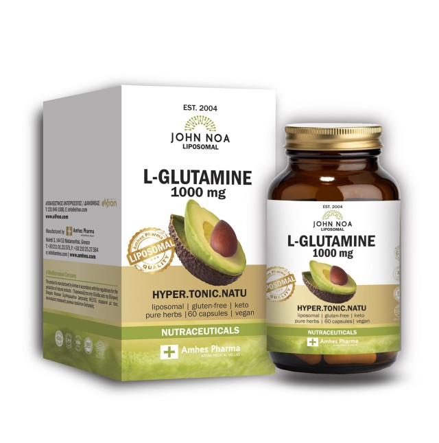 John Noa Liposomal L-Glutamine 1000mg για την Λειτουργία του Εγκεφάλου &hellip;