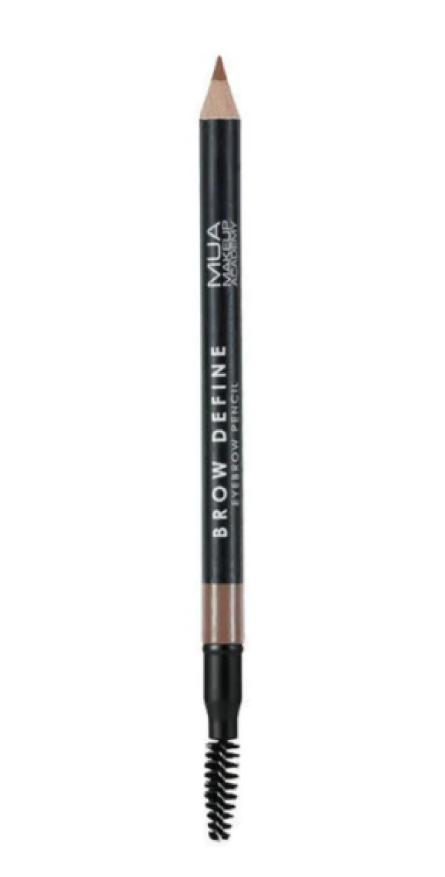 MUA Eyebrow Μολύβι Φρυδιών Define Light Brown Ανοιχτό Καφέ 1.1gr