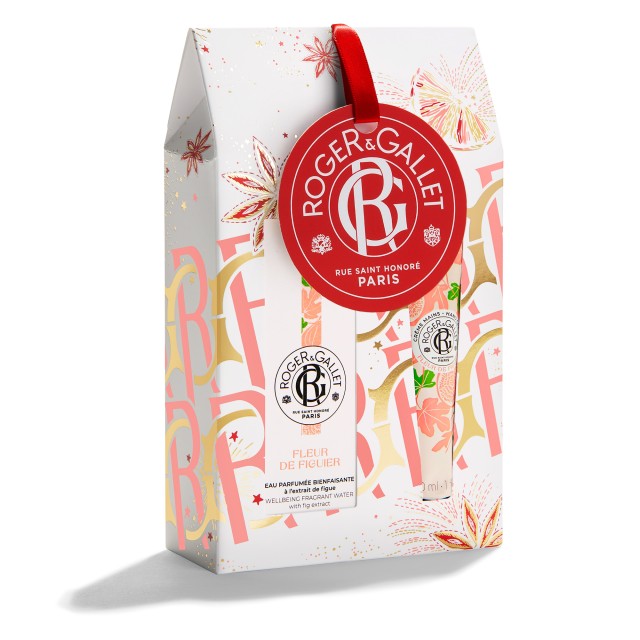Roger & Gallet PROMO Fleur de Figuier Eau De Perfume Women's Fragrance with Fig Notes 30ml - GIFT Hand Cream Refreshing Hand Cream 30ml