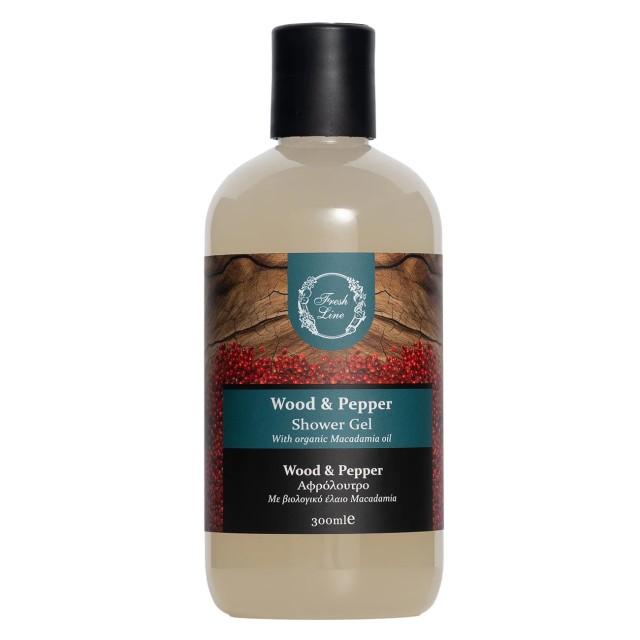 Fresh Line Wood & Pepper Shower Gel Ενυδατικό Unisex Αφρόλουτρο Γήινη … Fresh Line Wood & Pepper Shower Gel Ενυδατικό Unisex Αφρόλουτρο Γήινη …