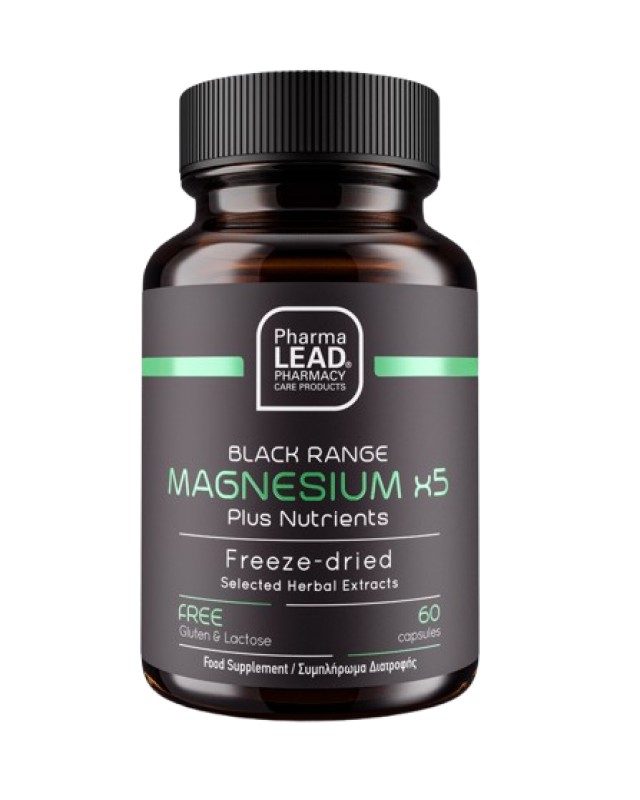 PharmaLead Black Range Magnesium X5 Plus Nutrients Συμπλήρωμα &hellip;