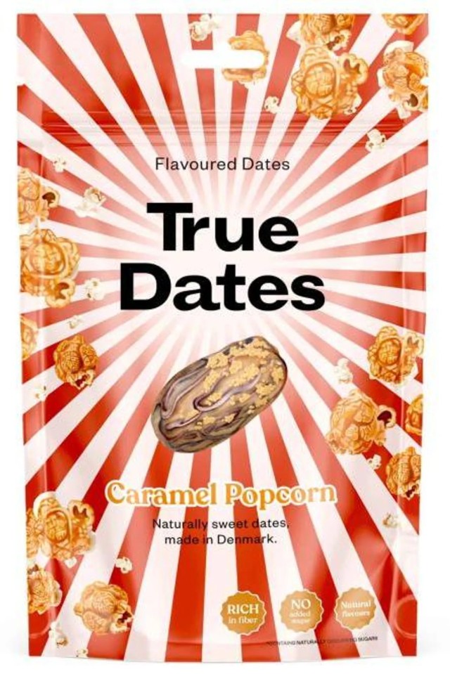 True Dates Popcorn Καραμέλας 100gr True Dates Popcorn Καραμέλας 100gr