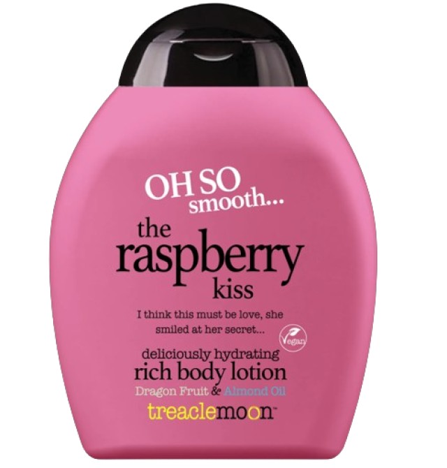 TreacleMoon The Raspberry Kiss Rich Body Lotion Ενυδατικό Γαλάκτωμα Σώματος με Άρωμα Βατόμουρο 250ml