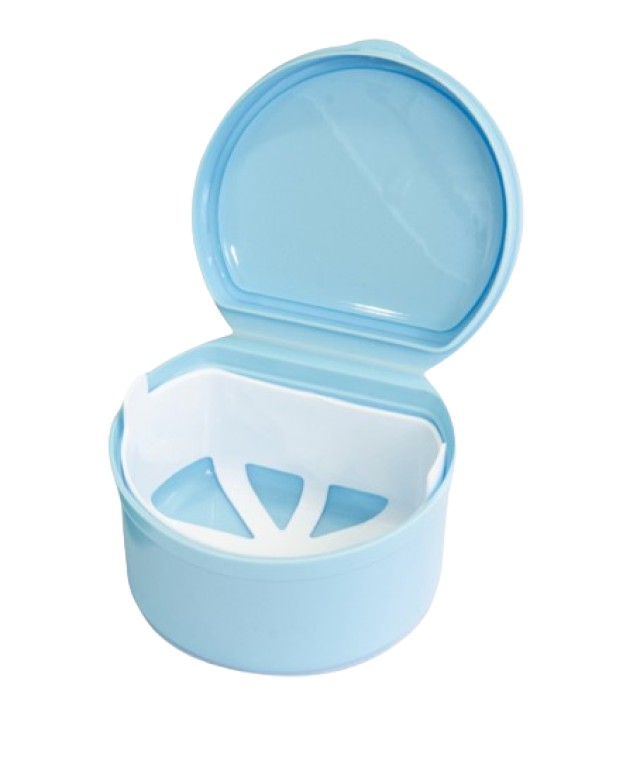 AlfaCare Denture Case Color: Blue [AC-633] 1 Piece