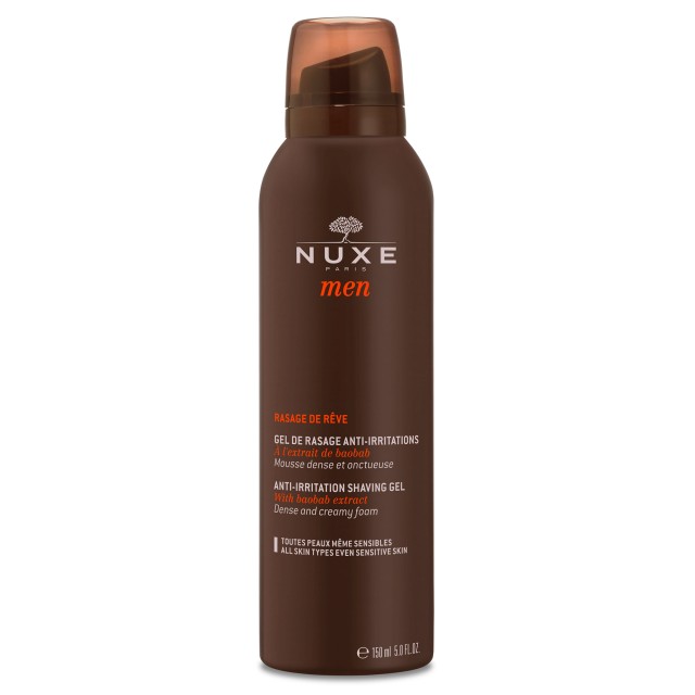 Nuxe Men Anti Irritation Shaving Gel Ξυρίσματος Κατά των Ερεθισμών 150 …
